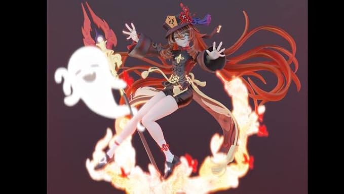 原神 胡桃 フィギュア】ニ*シ様 原神 胡桃 1/6 スタチュー B版